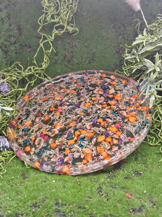 Decorative Floral Plate