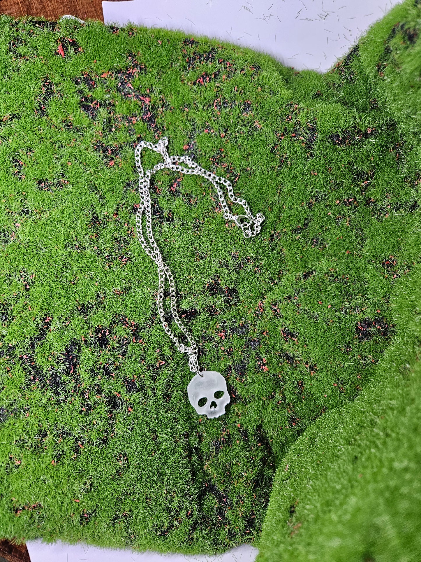 Glow in the Dark Skull Necklace