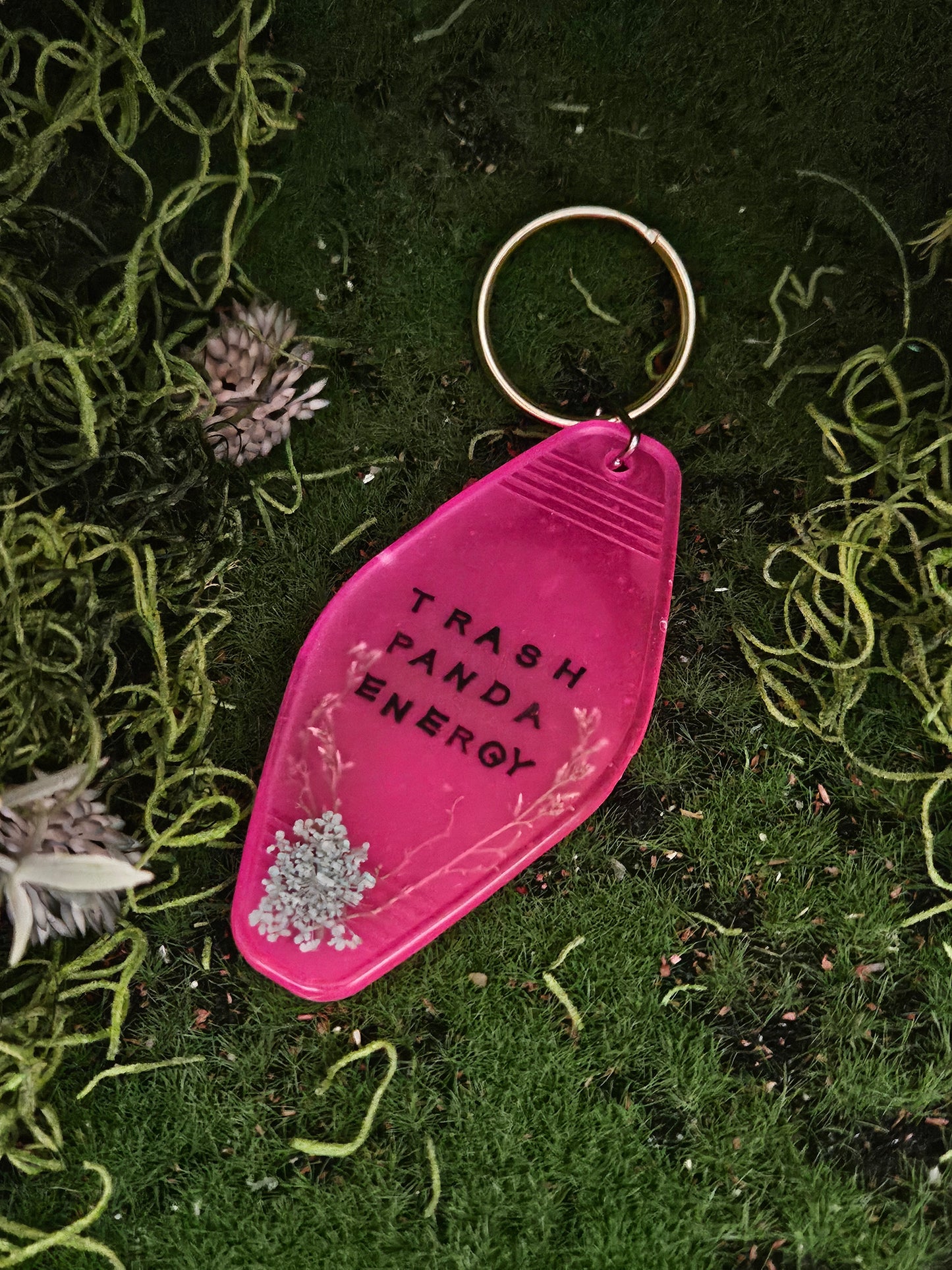 Trash Panda Energy Keychain