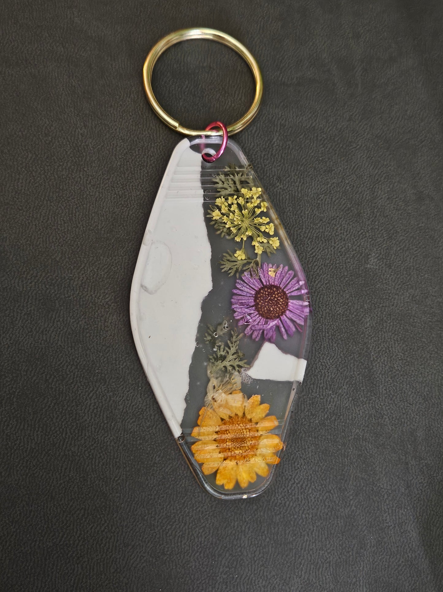 Floral Room key Keychain