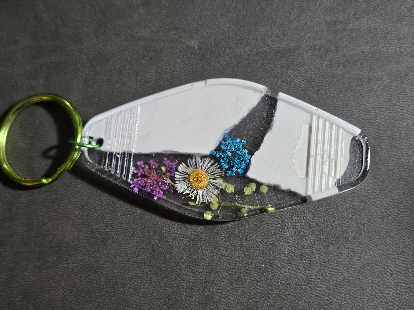 Floral Room key Keychain