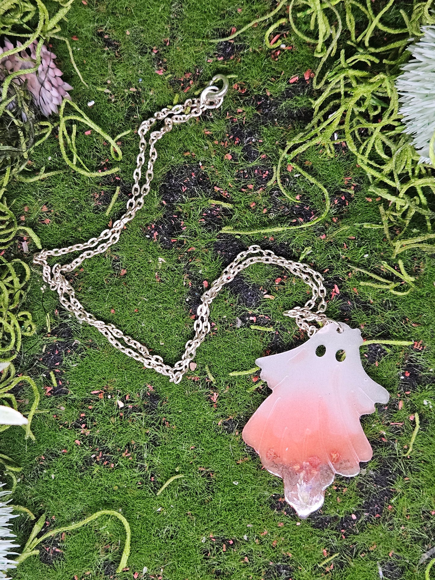 Floral Ghost Necklace