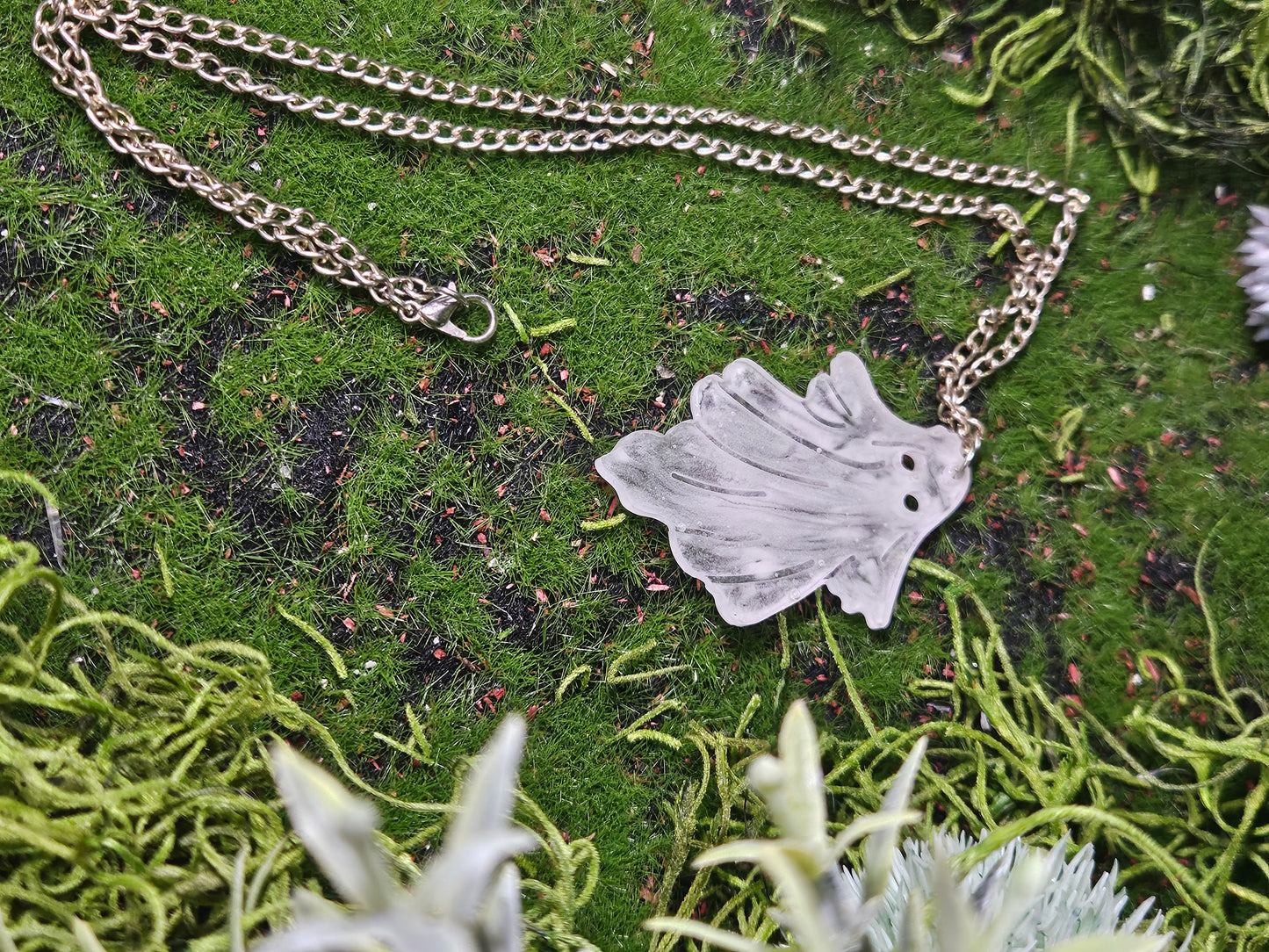 Glow in the Dark Ghost Necklace