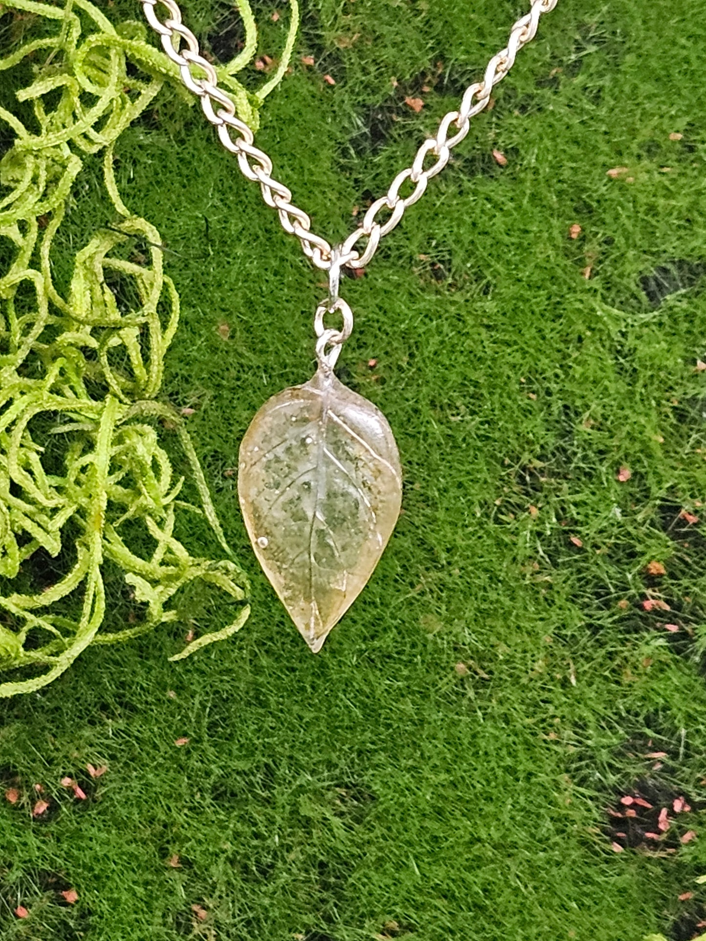 Genuine Leaf Necklace