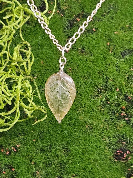 Genuine Leaf Necklace