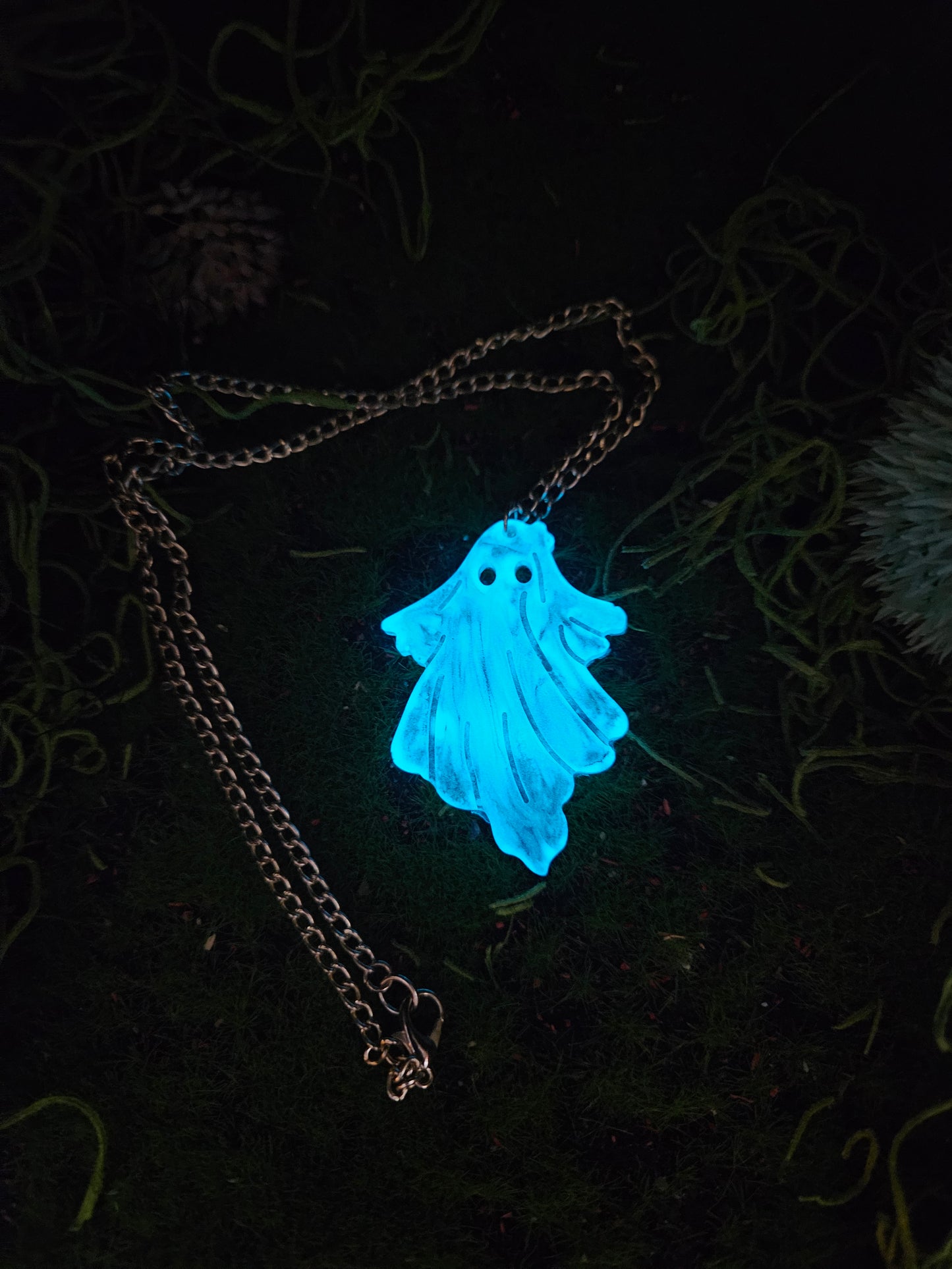 Glow in the Dark Ghost Necklace